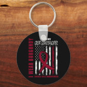 Bourgondië achterkleindochter sikkelcelbewustzijn sleutelhanger (Voorkant)