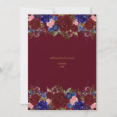 Bourgondië Blauw Roze Afsluitingsceremonie + Recep Kaart (Achterkant)