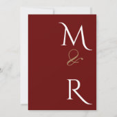 Bourgondië Bliss: Elegant Bloemenwijnpatroon in wi Kaart (Achterkant)