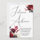 Bourgondië Bliss: Elegant Bloemenwijnpatroon in wi Kaart (Voorkant)