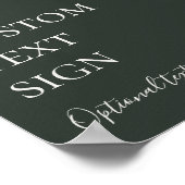 Bourgondië Bloem | Groene Kaarten en Cadeaus op Ma Poster (Hoek)