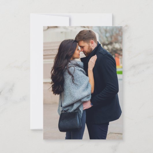 Bourgondië Bloemen Goud Lijst Navy Blue QR code RS RSVP Kaartje (Achterkant)