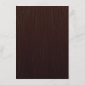 Bourgondië Bloemen Rustieke bruiloft informatie Ga Informatiekaartje (Achterkant)