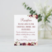 Bourgondië Bloemige Ontvangst Huwelijk Bijlage (Staand voorkant)