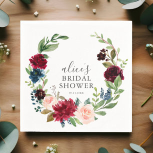 Bourgondië Blue Garden Vrijgezellenfeest Servet