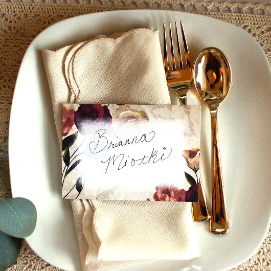 Bourgondië, Blush, Beige Rozen Naam Plaats Kaart