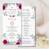 Bourgondië Blush Navy Bloom Bloemen Bruiloft Progr