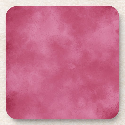 Bourgondië Blush Plastic Bier Onderzetter (Voorkant)