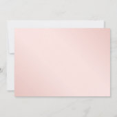 Bourgondië Blush Roze Bloemen Bruiloft Save The Da Save The Date (Achterkant)