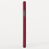 Bourgondië Blush Roze Bloemen Krans Monogram Case-Mate iPhone Case (Achterkant/rechts)