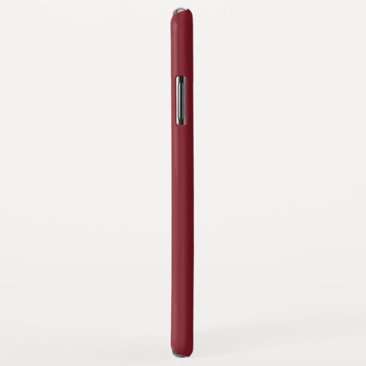 Bourgondië Blush Roze Bloemen Krans Monogram Case-Mate iPhone Case (Achterkant/rechts)