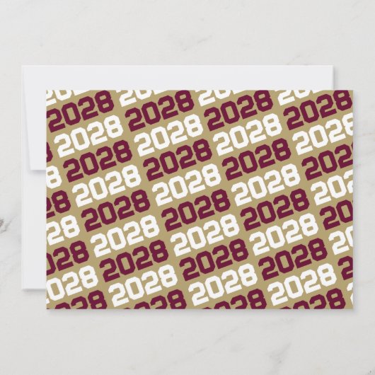 Bourgondië & Brons 3 Foto Afstuderen Dank u Kaart (Achterkant)