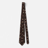 Bourgondië Cabernet Goud Marmer Luxe Stropdas (Voorkant)