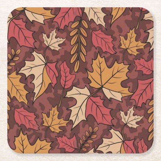 Bourgondië Camo verlaat Onderzetter (Voorkant)