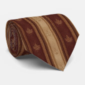 Bourgondië & Champagne Herfstblad Regency Stropdas (Opgerold)