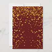 Bourgondië Charity Ball Corporate Fundraising Part Kaart (Achterkant)