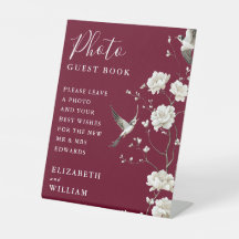 Bourgondië Chinoiserie Foto Gastenboek Trouwen