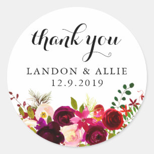 Bourgondië dank u   STICKER