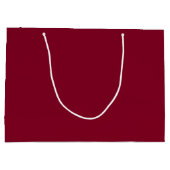Bourgondië (effen kleur) groot cadeauzakje (Achterkant)