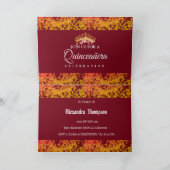 Bourgondië Elegante Luxe Quinceañera Spaans (Binnen)