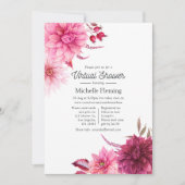 Bourgondië en Blush Autumn Herfst Virtual Baby sho Kaart (Voorkant)