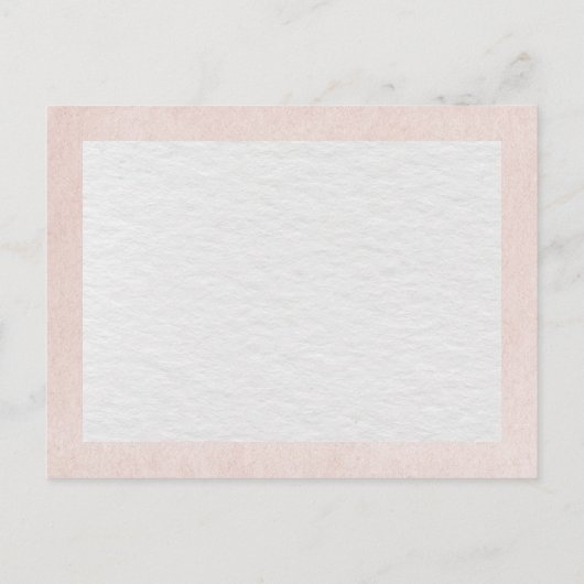 Bourgondië en Blush Briefkaart (Achterkant)