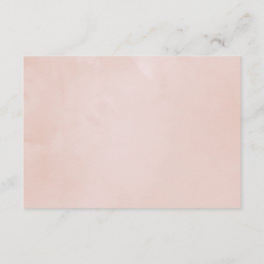 Bourgondië en Blush Geometrisch Huwelijkscadeau Re Informatiekaartje (Achterkant)