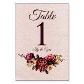 Bourgondië en Blush Kaart (Achterkant)