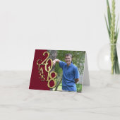 Bourgondië en de Gouden Afstuderen van 2018 danken Bedankkaart (Voorkant)