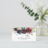 Bourgondië en de Marine Bloemen Benoeming Afsprakenkaartje (Staand voorkant)