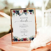 Bourgondië en de Marine Handtekening Drinken Reclamebord Met Voetstuk