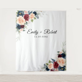 Bourgondië en de marine huwelijksceremonie achterg wandkleed