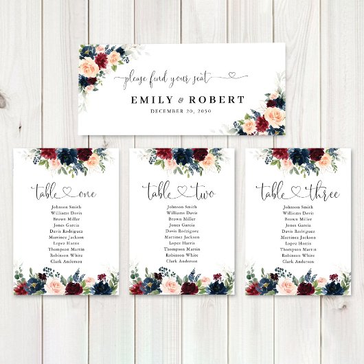 Bourgondië en de Marine Trouwhoofd Tafelteken