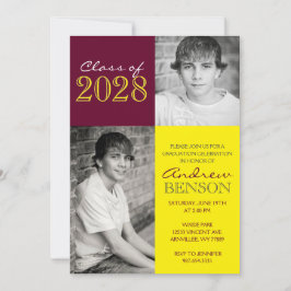 Bourgondië en Geel Classic 2 Foto Afstuderen Kaart