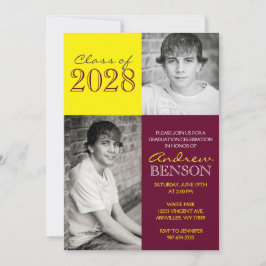 Bourgondië en Geel Classic 2 Foto Afstuderen Kaart