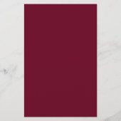 Bourgondië en goud Gast Bruiloft Weekend Programma (Achterkant)