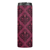 Bourgondië en Goud Paris Edelsteen Damask Thermosbeker (Achterkant)