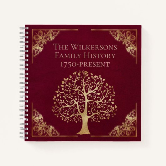  Bourgondië en goud stamboom genealogie Notitieboek (Voorkant)