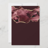 Bourgondië en gouden agaat Afstuderen Kaart (Achterkant)