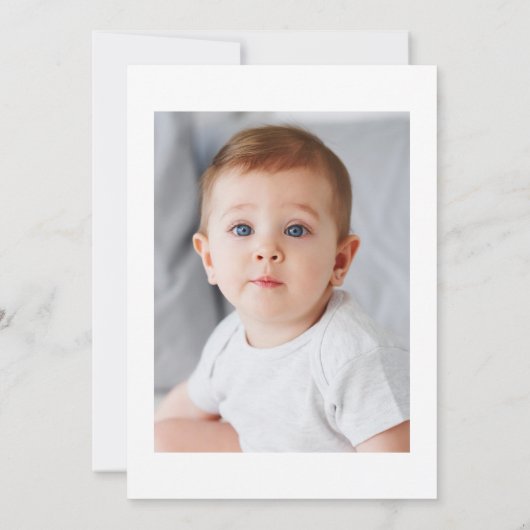 Bourgondië en Gouden Agaat Doop uitnodiging (Achterkant)