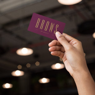 Bourgondië en gouden wenkbrauwen microblading eenv visitekaartje