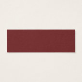 Bourgondië en groen bloemenbruiloft website mini visitekaartjes (Achterkant)