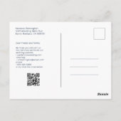 Bourgondië en marine blauwe bruiloft uitnodiging (Achterkant)