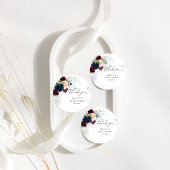 Bourgondië en Navy Vrijgezellenfeest Gift Label