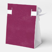 Bourgondië en Rode Rozen Branch krans bruiloft Bedankdoosjes (Achterkant)