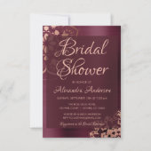 Bourgondië en Roos Gold Mandala Vrijgezellenfeest Kaart (Voorkant)