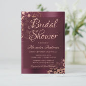 Bourgondië en Roos Gold Mandala Vrijgezellenfeest Kaart (Staand voorkant)