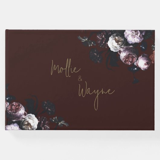 Bourgondië Floral Gastenboek (Voorkant)