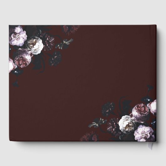 Bourgondië Floral Gastenboek (Achterkant)