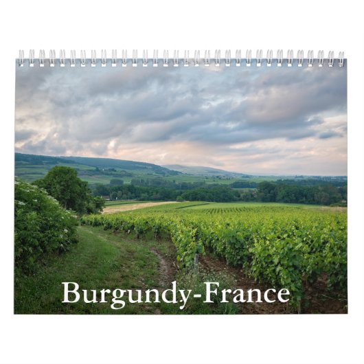 Bourgondië-Frankrijk kalender (Hoes)